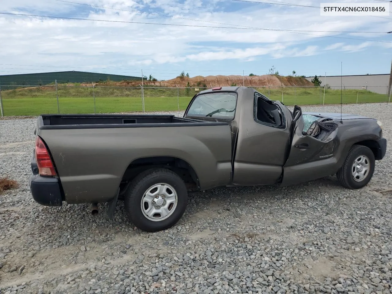 2012 Toyota Tacoma Access Cab VIN: 5TFTX4CN6CX018456 Lot: 73842584