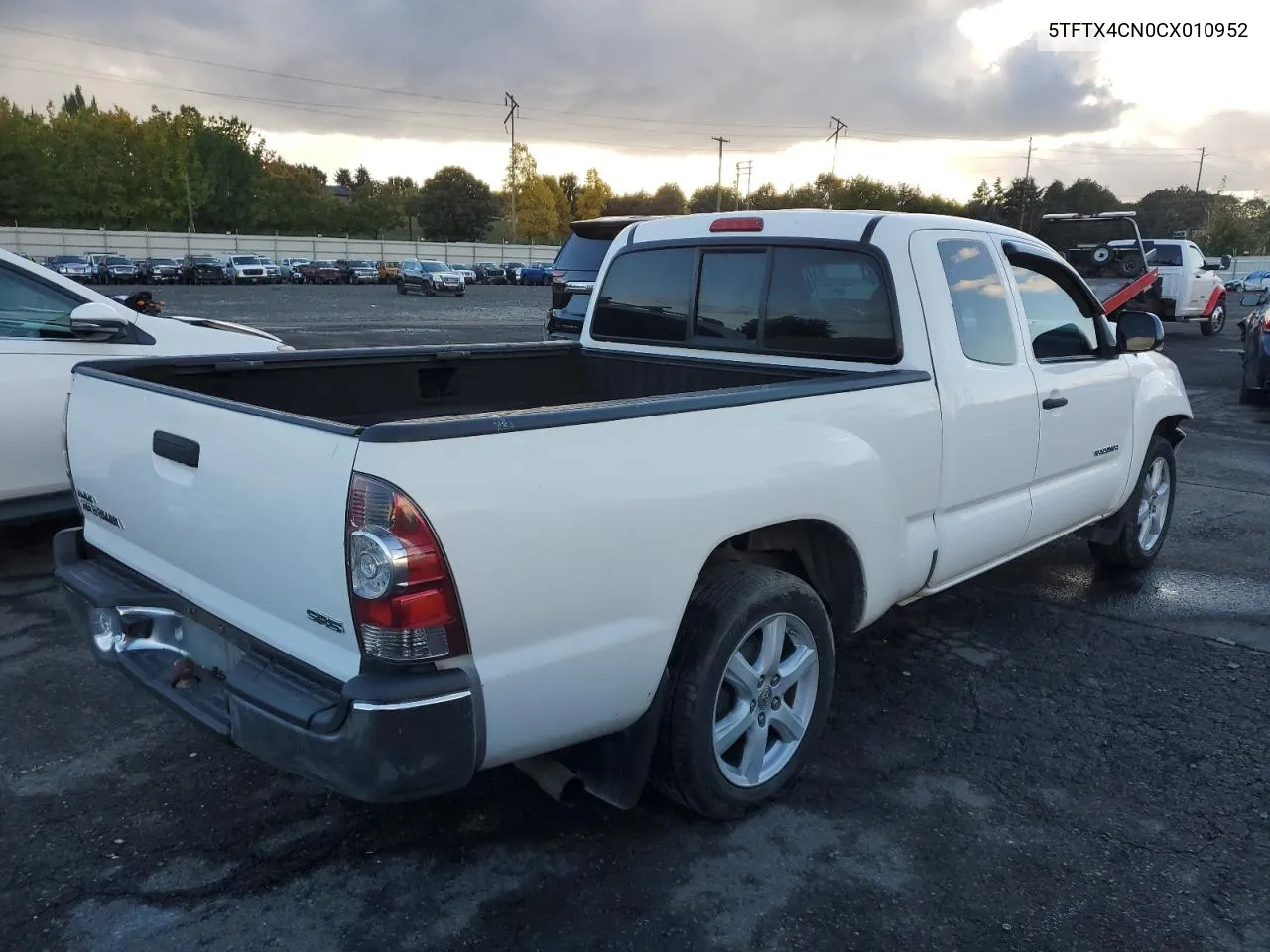 2012 Toyota Tacoma Access Cab VIN: 5TFTX4CN0CX010952 Lot: 76822694