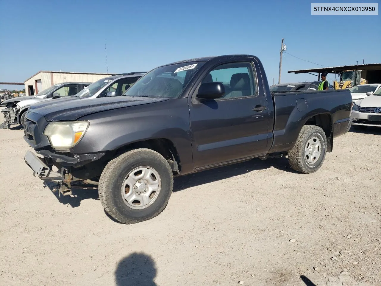 2012 Toyota Tacoma VIN: 5TFNX4CNXCX013950 Lot: 77384884