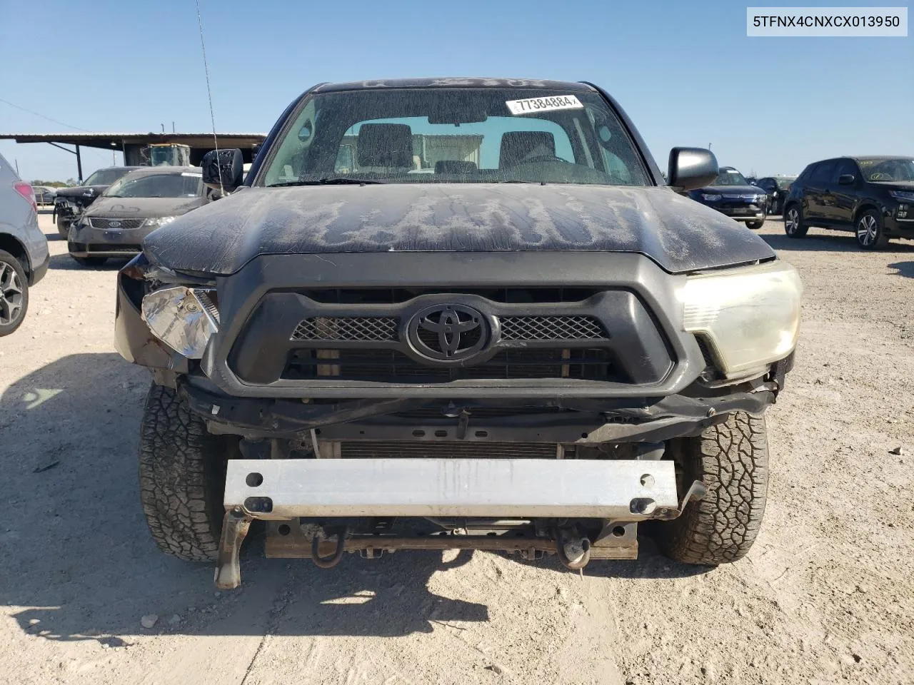 2012 Toyota Tacoma VIN: 5TFNX4CNXCX013950 Lot: 77384884