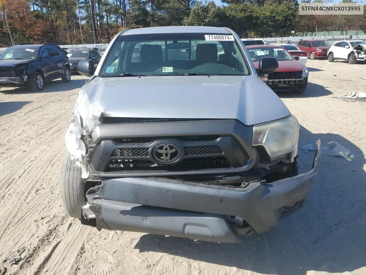 2012 Toyota Tacoma VIN: 5TFNX4CNXCX013995 Lot: 77400874