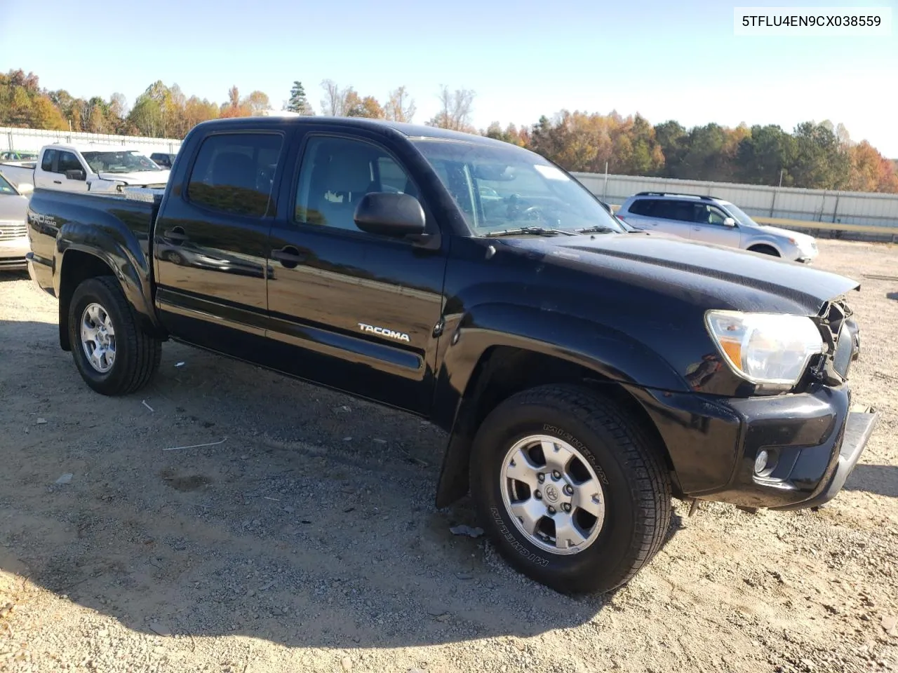 2012 Toyota Tacoma Double Cab VIN: 5TFLU4EN9CX038559 Lot: 77579454