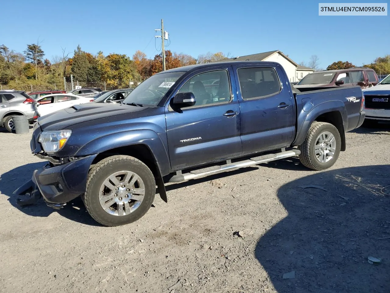 2012 Toyota Tacoma Double Cab VIN: 3TMLU4EN7CM095526 Lot: 77649414