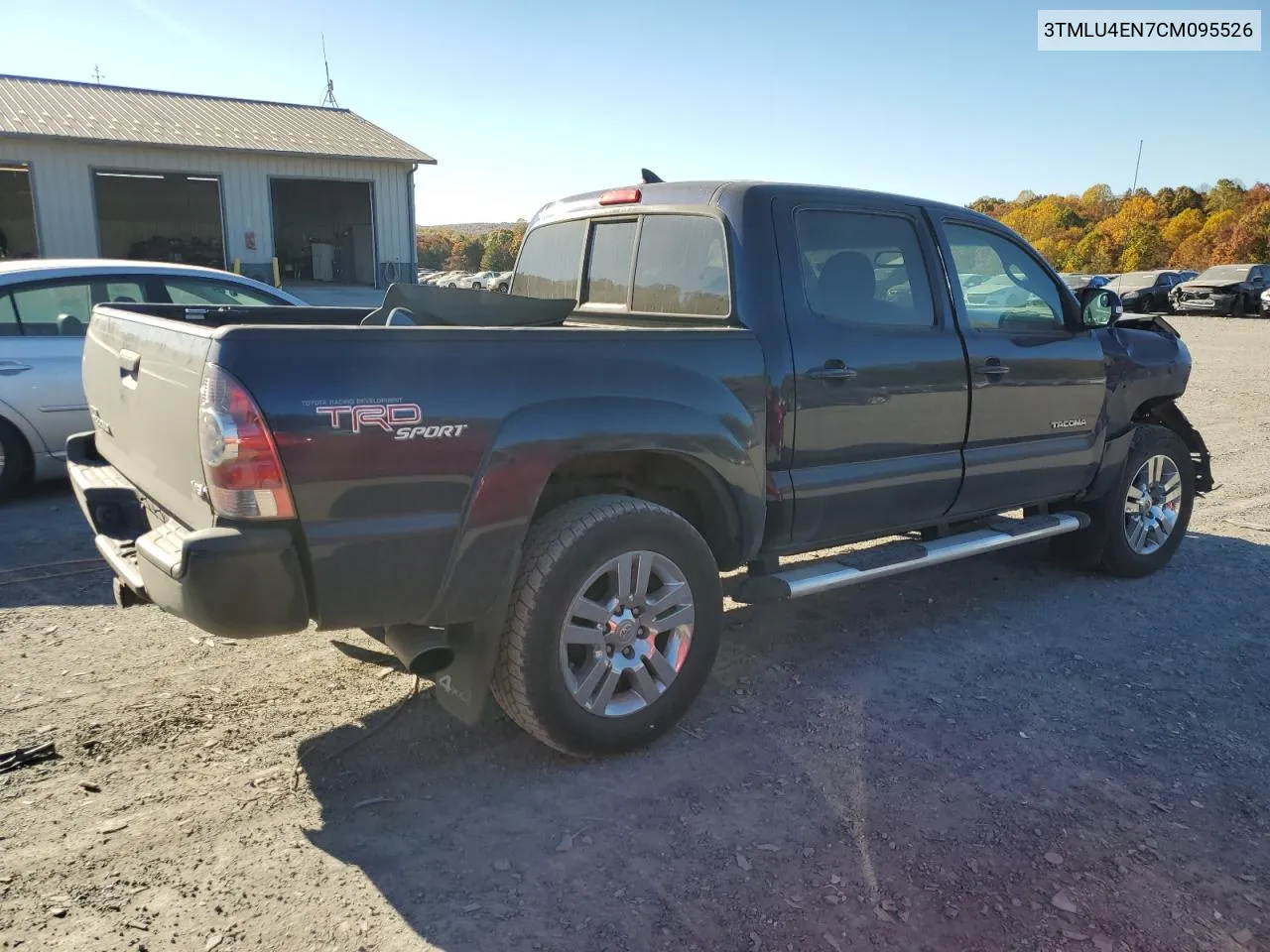 2012 Toyota Tacoma Double Cab VIN: 3TMLU4EN7CM095526 Lot: 77649414