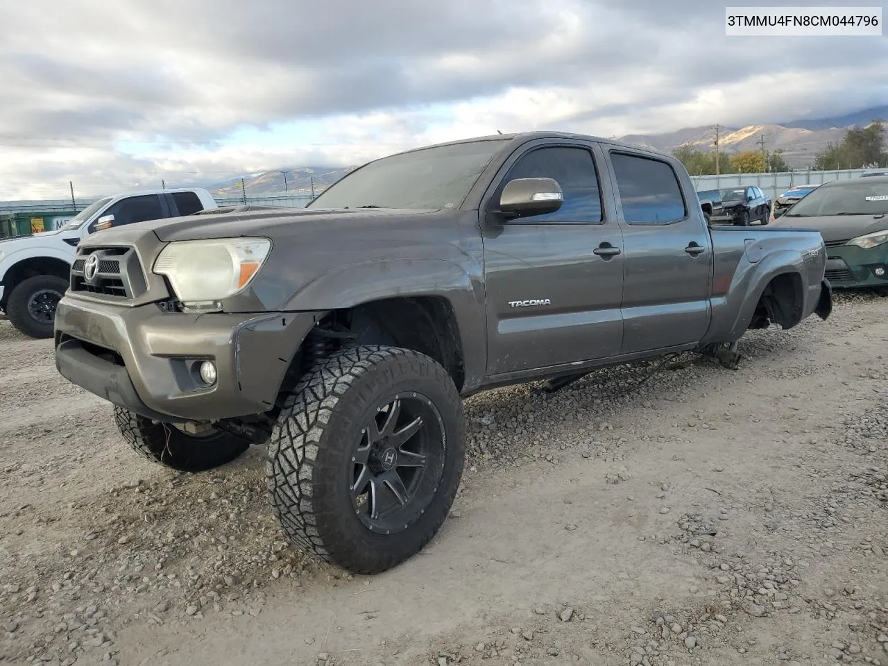 2012 Toyota Tacoma Double Cab Long Bed VIN: 3TMMU4FN8CM044796 Lot: 77803264