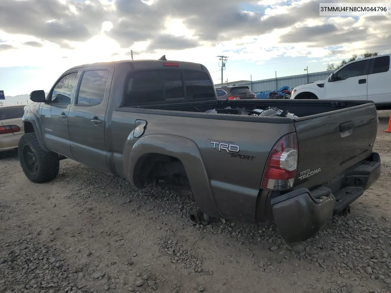 2012 Toyota Tacoma Double Cab Long Bed VIN: 3TMMU4FN8CM044796 Lot: 77803264