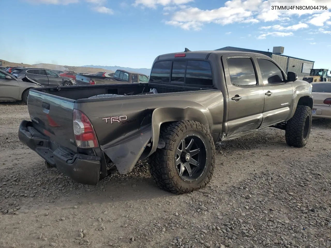 2012 Toyota Tacoma Double Cab Long Bed VIN: 3TMMU4FN8CM044796 Lot: 77803264