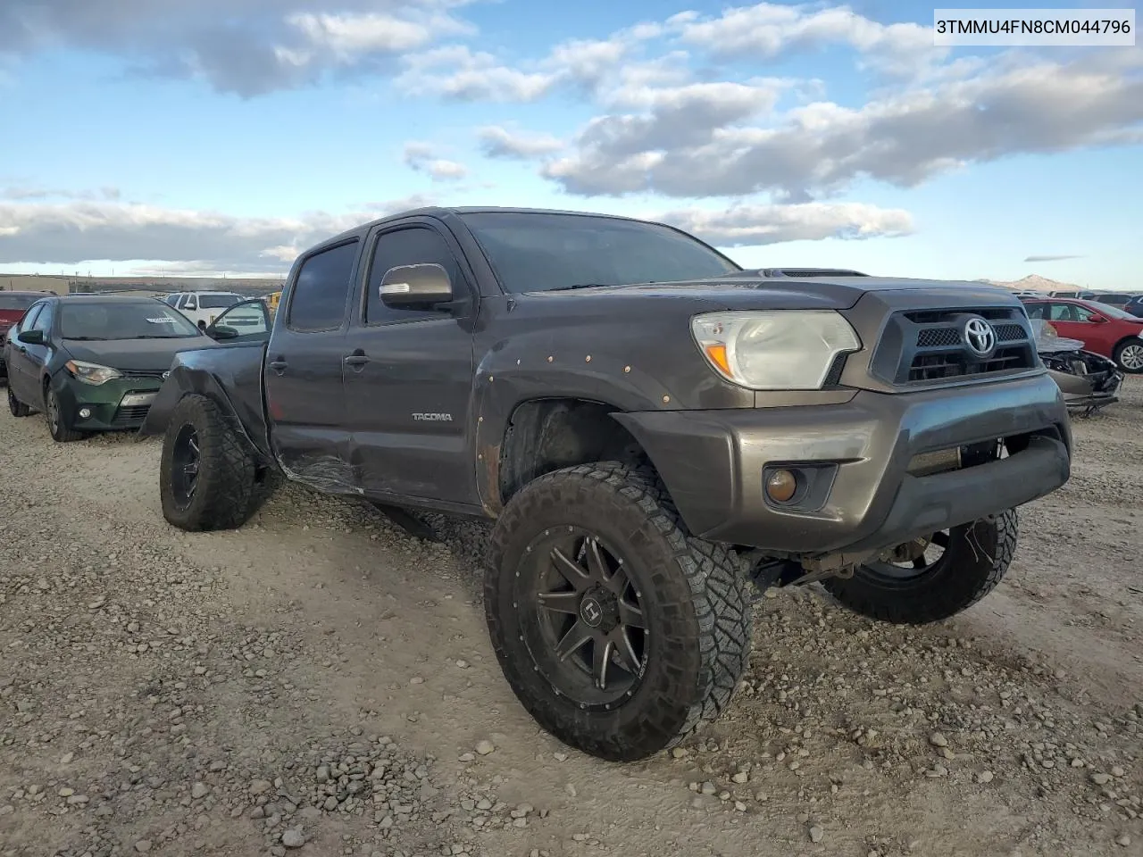 2012 Toyota Tacoma Double Cab Long Bed VIN: 3TMMU4FN8CM044796 Lot: 77803264