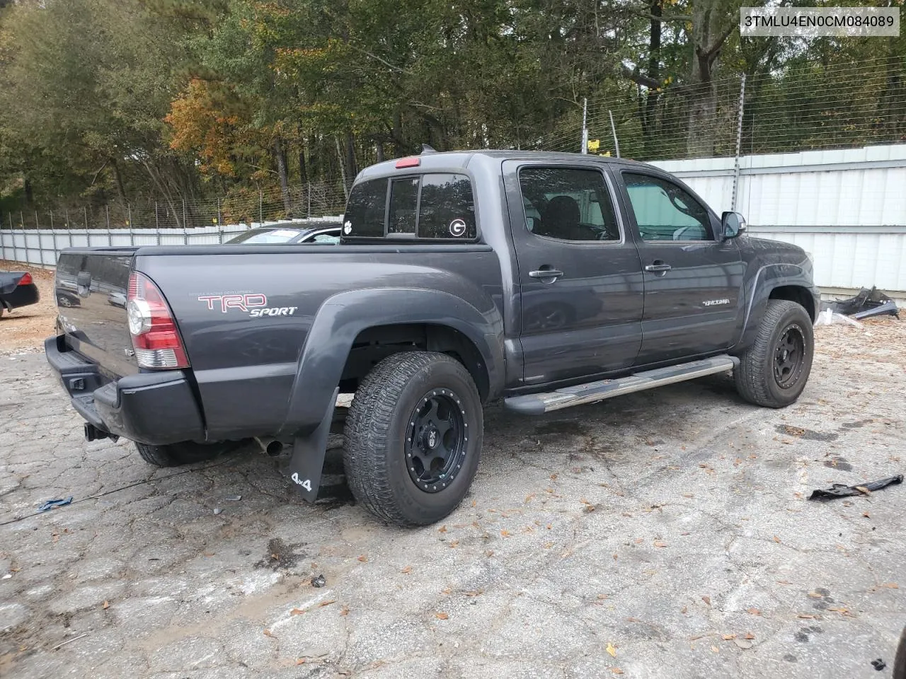 2012 Toyota Tacoma Double Cab VIN: 3TMLU4EN0CM084089 Lot: 78006874