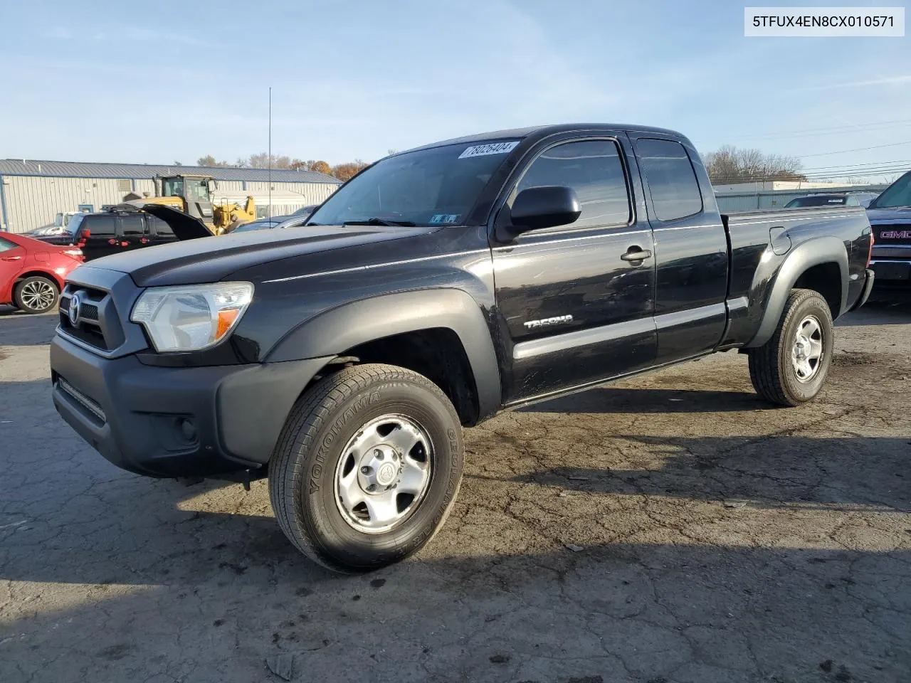 2012 Toyota Tacoma Access Cab VIN: 5TFUX4EN8CX010571 Lot: 78026404