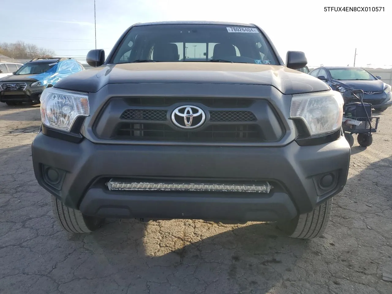 2012 Toyota Tacoma Access Cab VIN: 5TFUX4EN8CX010571 Lot: 78026404