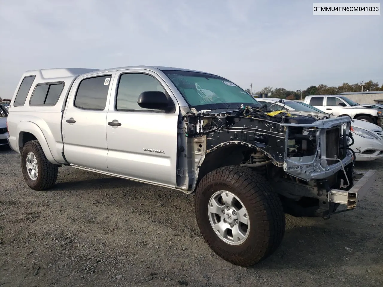 2012 Toyota Tacoma Double Cab Long Bed VIN: 3TMMU4FN6CM041833 Lot: 78751064