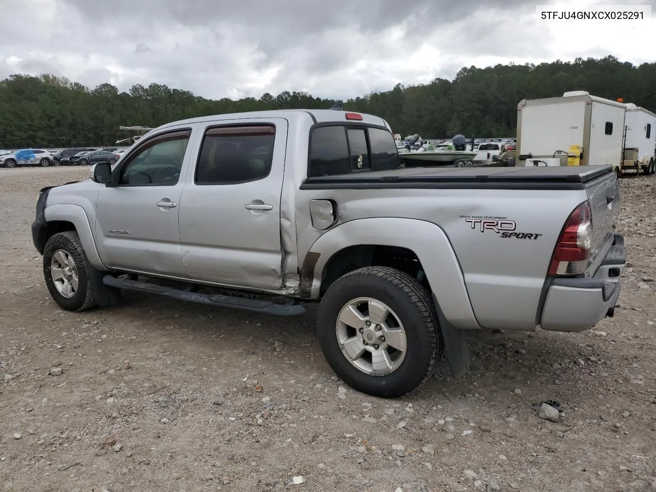 2012 Toyota Tacoma Double Cab Prerunner VIN: 5TFJU4GNXCX025291 Lot: 79069914