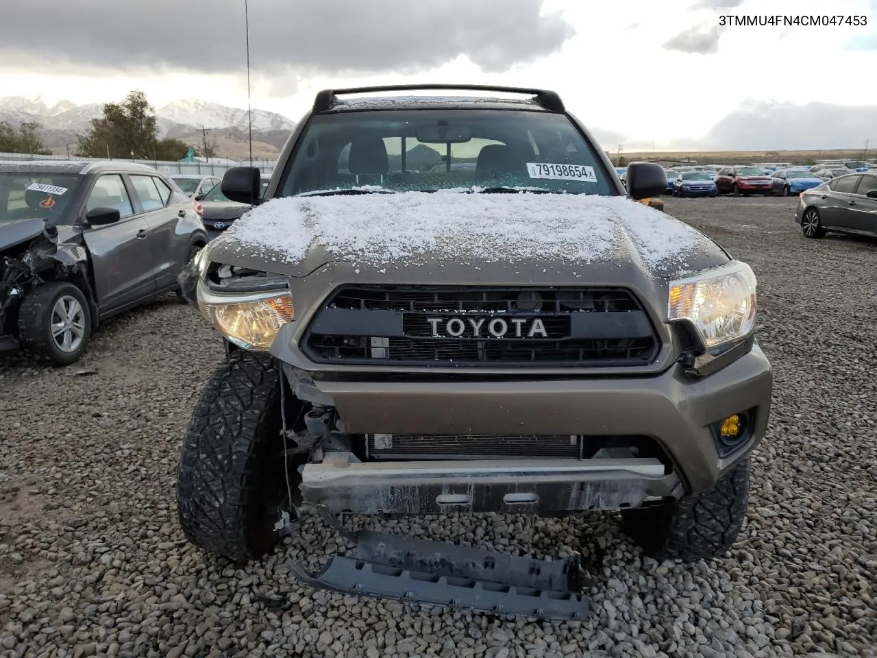 2012 Toyota Tacoma Double Cab Long Bed VIN: 3TMMU4FN4CM047453 Lot: 79198654