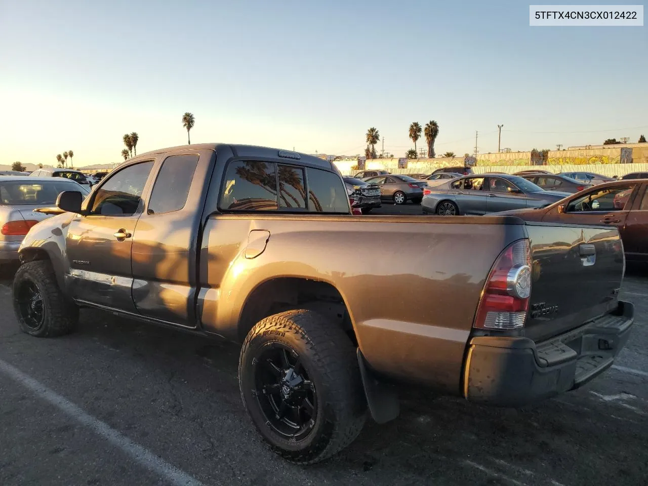 5TFTX4CN3CX012422 2012 Toyota Tacoma Access Cab