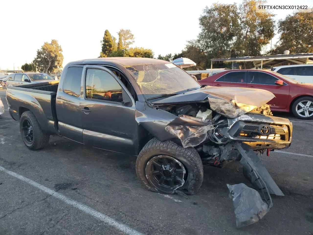 2012 Toyota Tacoma Access Cab VIN: 5TFTX4CN3CX012422 Lot: 79301284