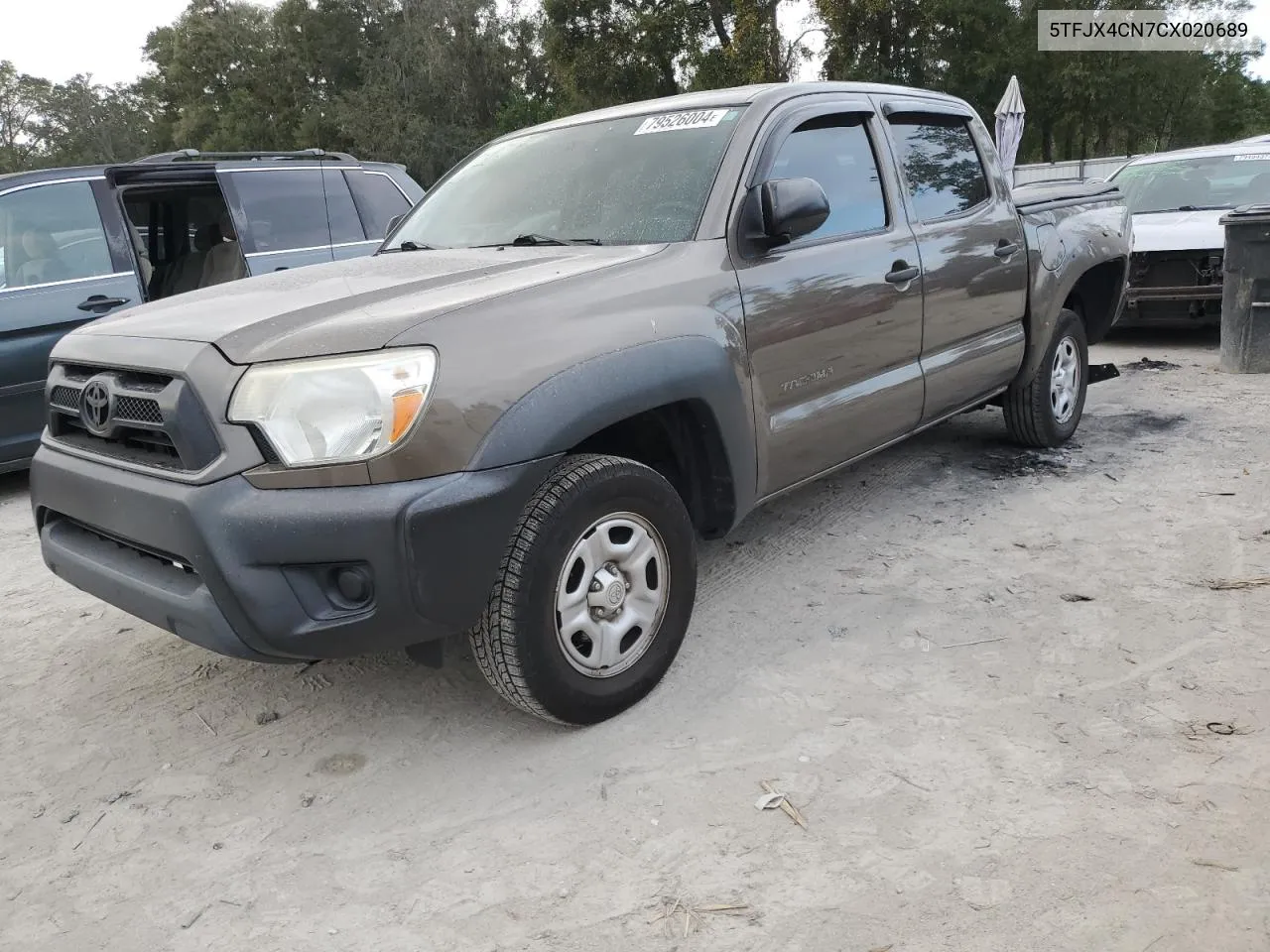 2012 Toyota Tacoma Double Cab VIN: 5TFJX4CN7CX020689 Lot: 79526004