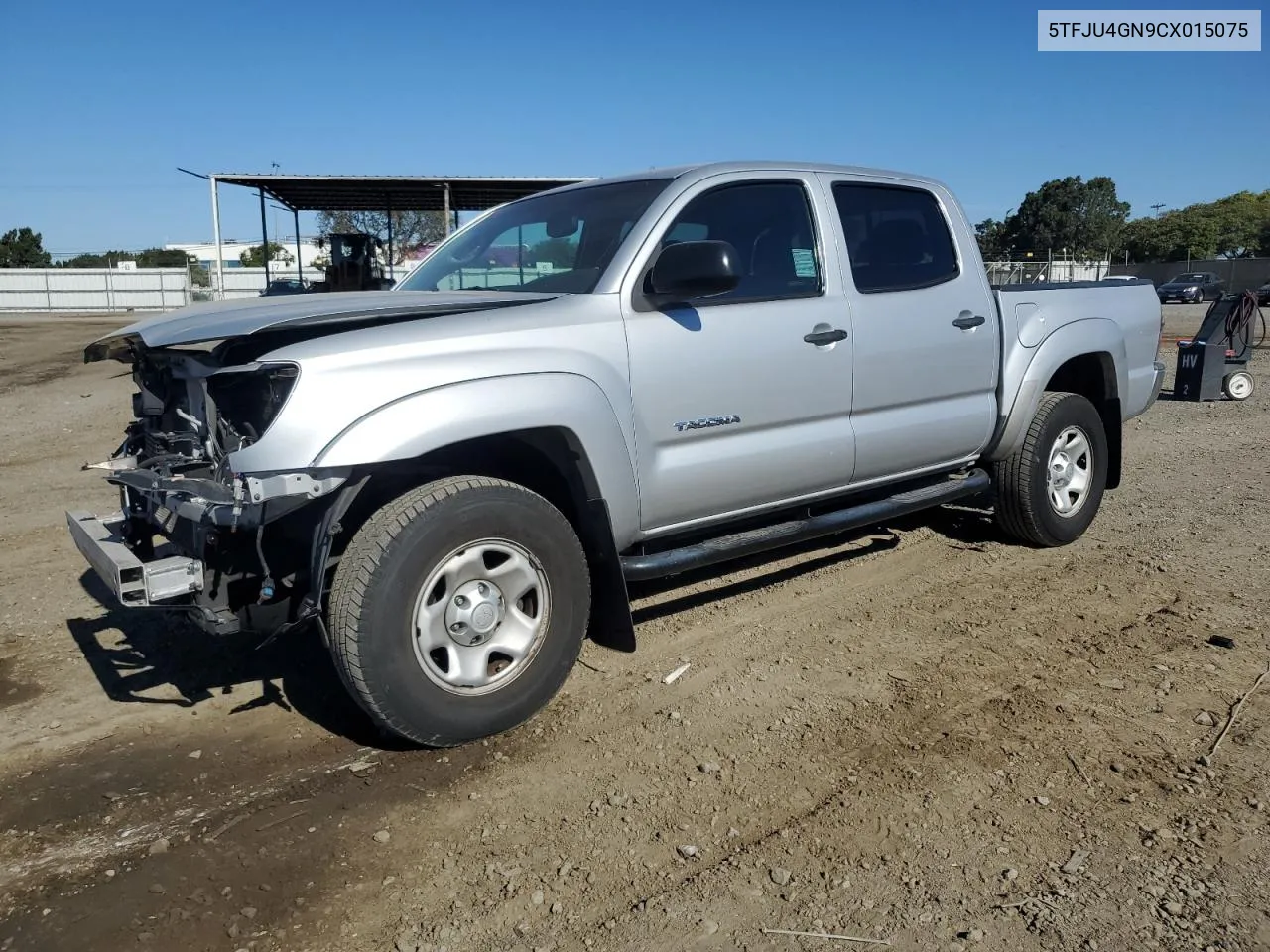 2012 Toyota Tacoma Double Cab Prerunner VIN: 5TFJU4GN9CX015075 Lot: 80229544