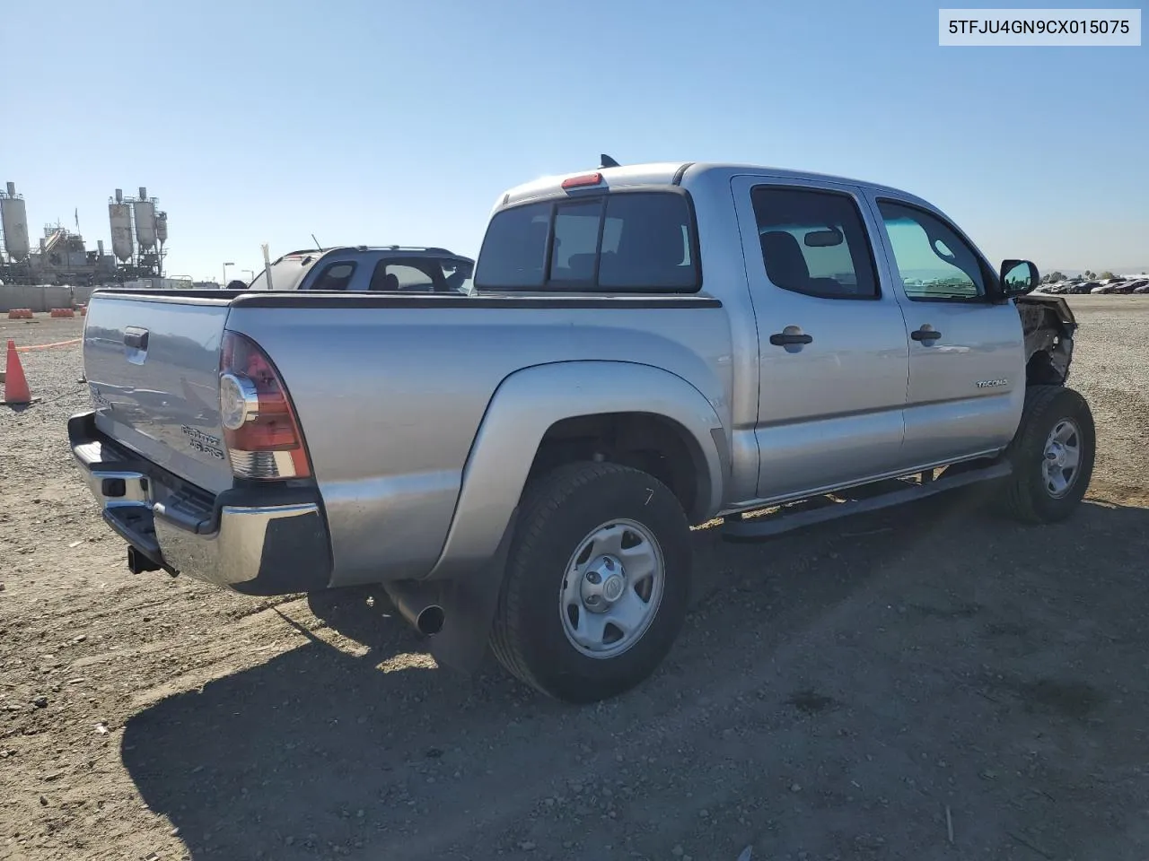 2012 Toyota Tacoma Double Cab Prerunner VIN: 5TFJU4GN9CX015075 Lot: 80229544