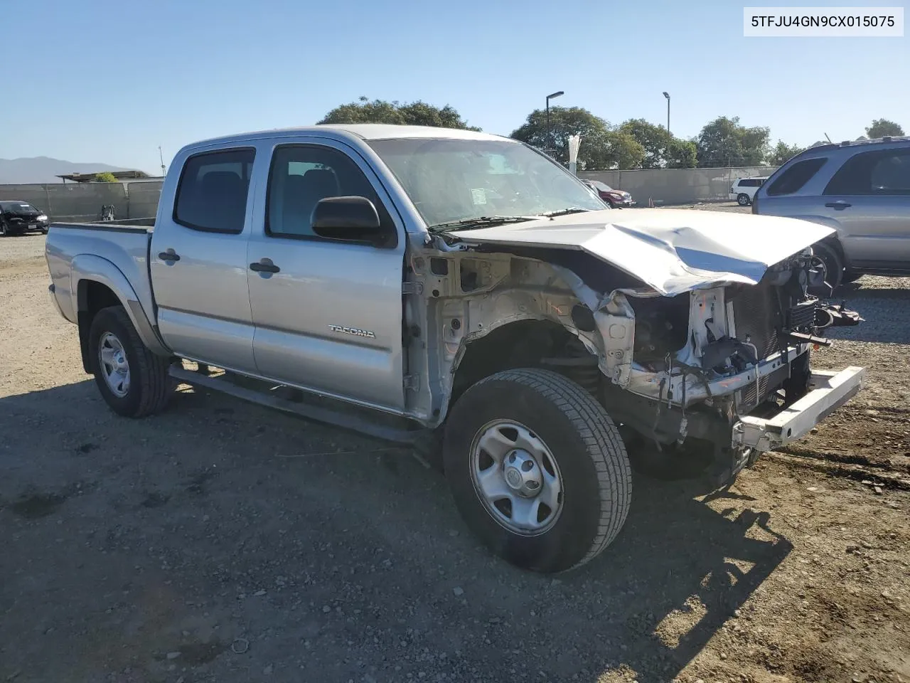 2012 Toyota Tacoma Double Cab Prerunner VIN: 5TFJU4GN9CX015075 Lot: 80229544