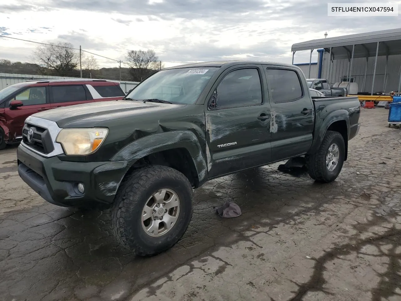 2012 Toyota Tacoma Double Cab VIN: 5TFLU4EN1CX047594 Lot: 80384304