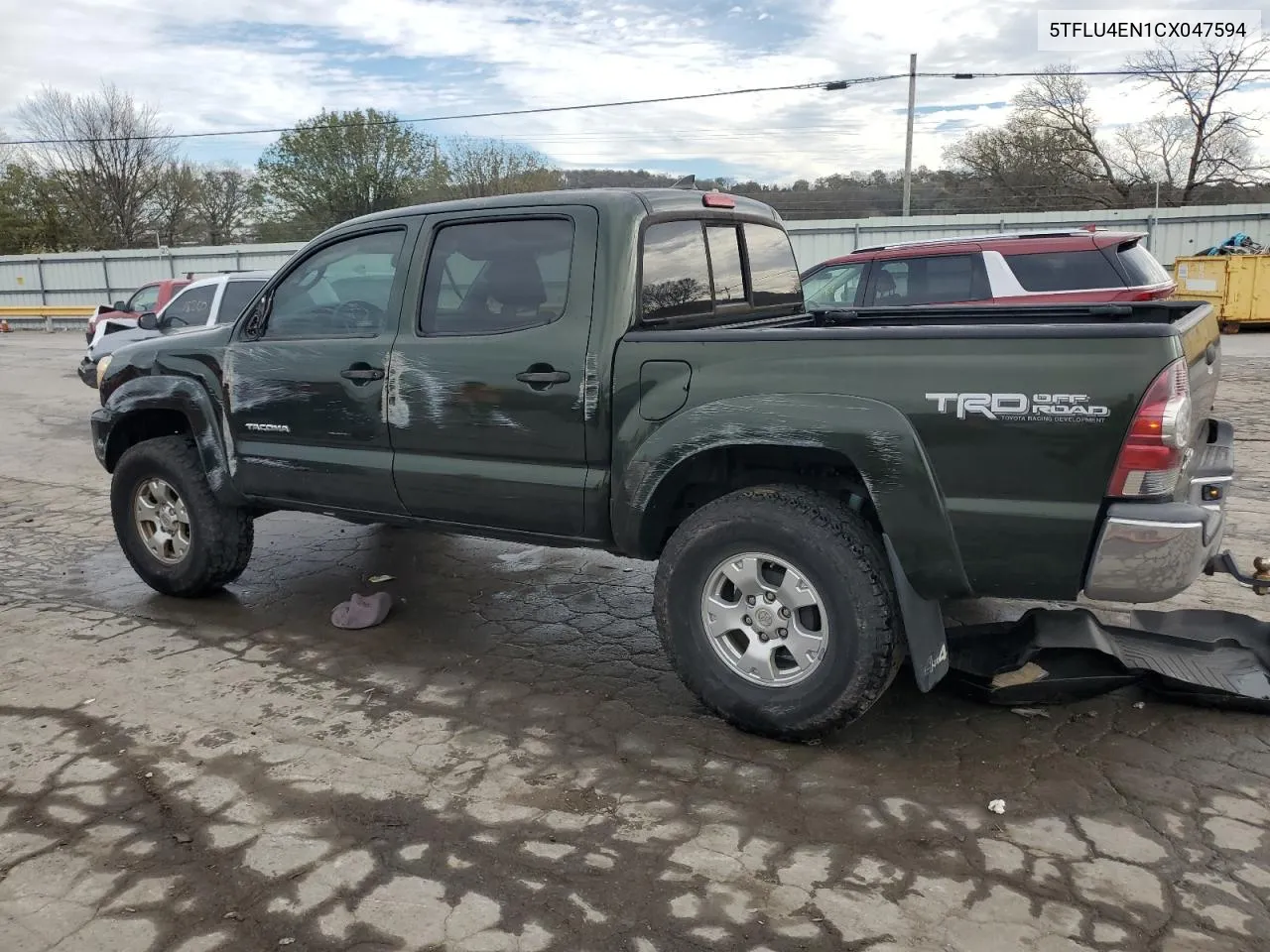 2012 Toyota Tacoma Double Cab VIN: 5TFLU4EN1CX047594 Lot: 80384304