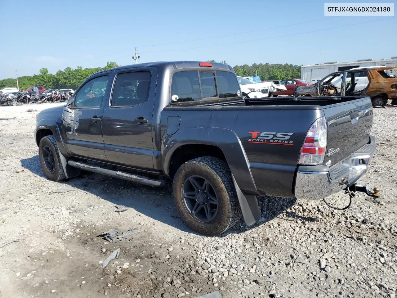 2013 Toyota Tacoma Double Cab VIN: 5TFJX4GN6DX024180 Lot: 52262864