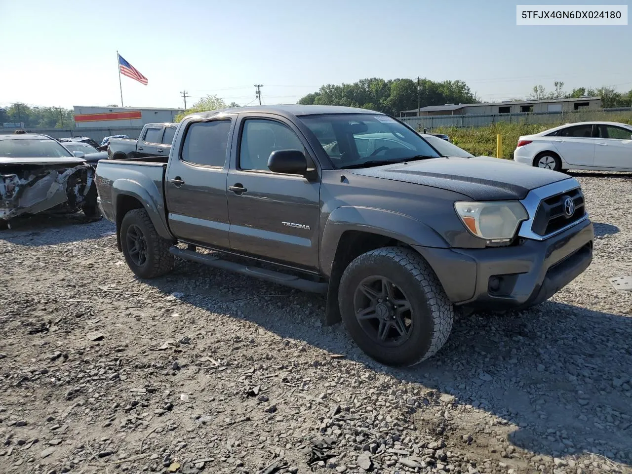 2013 Toyota Tacoma Double Cab VIN: 5TFJX4GN6DX024180 Lot: 52262864