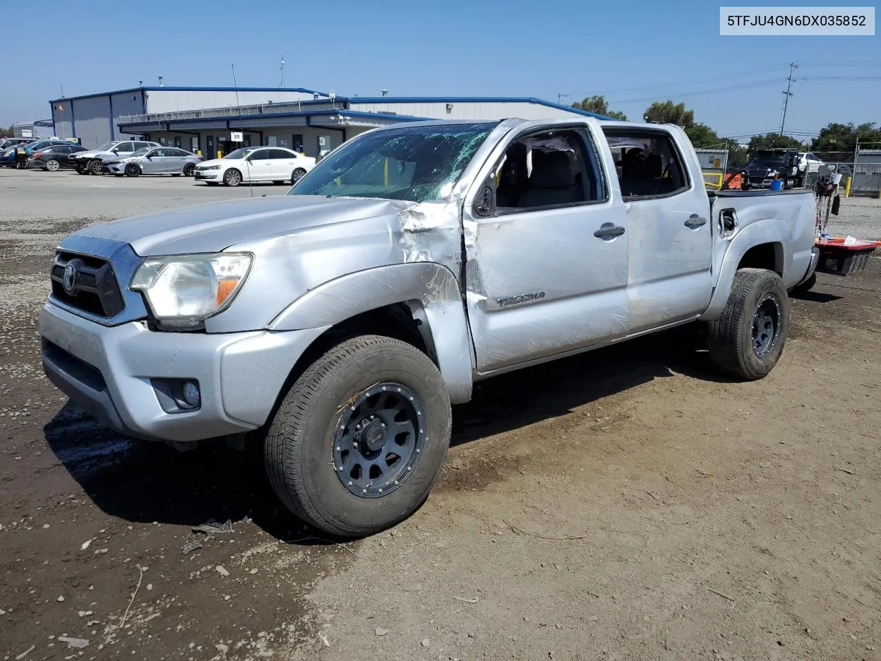 2013 Toyota Tacoma Double Cab Prerunner VIN: 5TFJU4GN6DX035852 Lot: 59870974