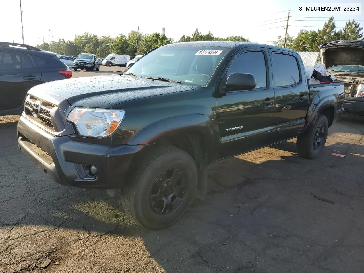 2013 Toyota Tacoma Double Cab VIN: 3TMLU4EN2DM123234 Lot: 63474294