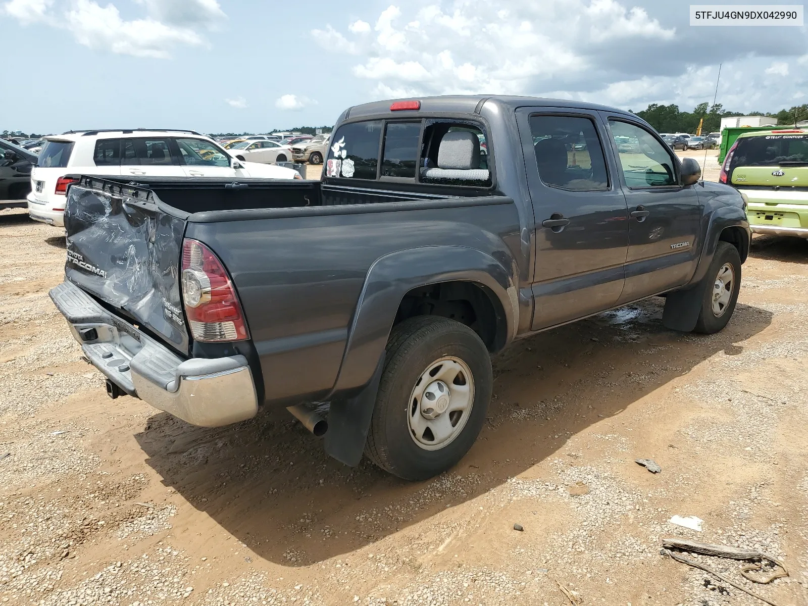 2013 Toyota Tacoma Double Cab Prerunner VIN: 5TFJU4GN9DX042990 Lot: 63876664