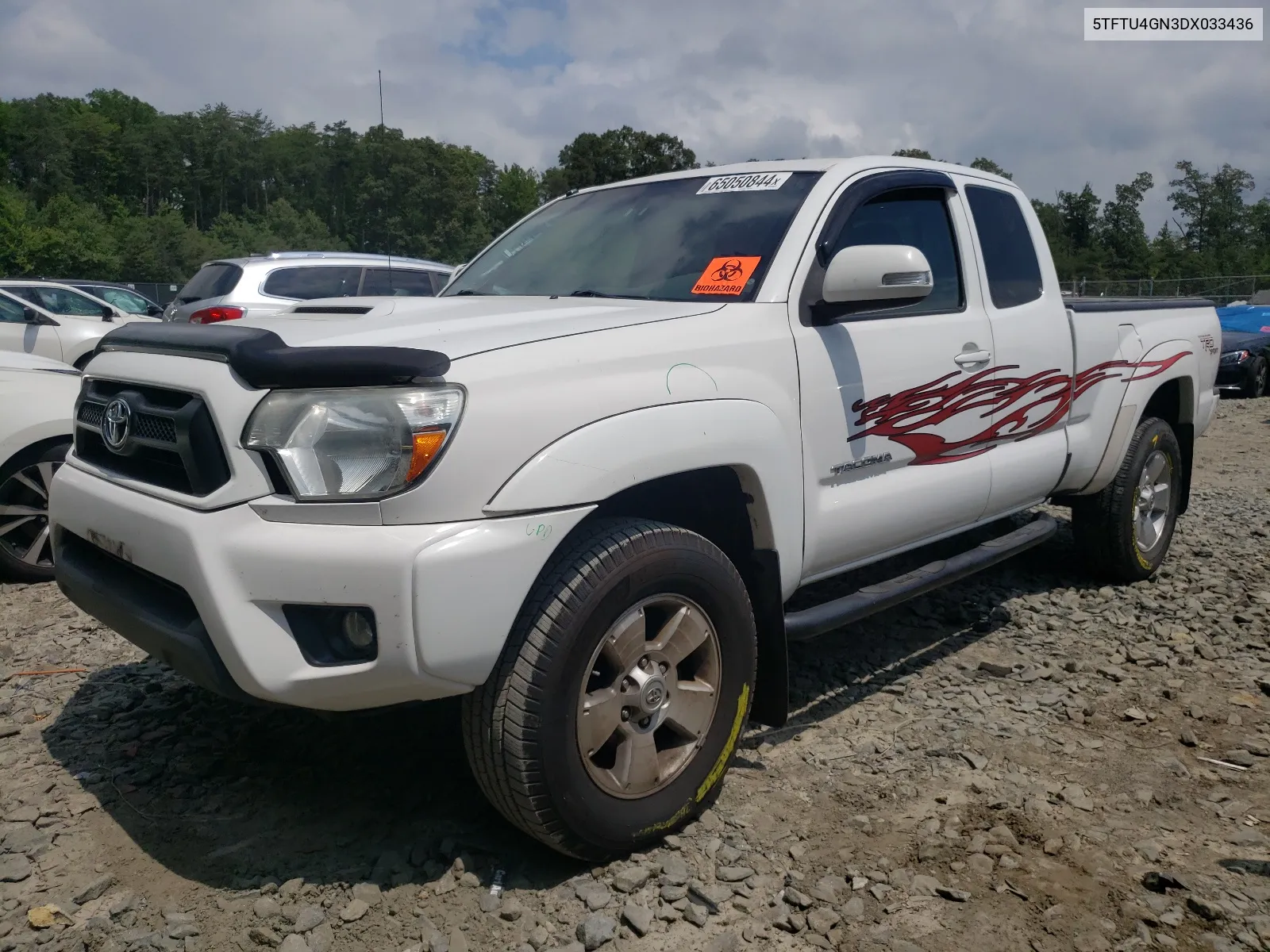 2013 Toyota Tacoma Prerunner Access Cab VIN: 5TFTU4GN3DX033436 Lot: 65050844