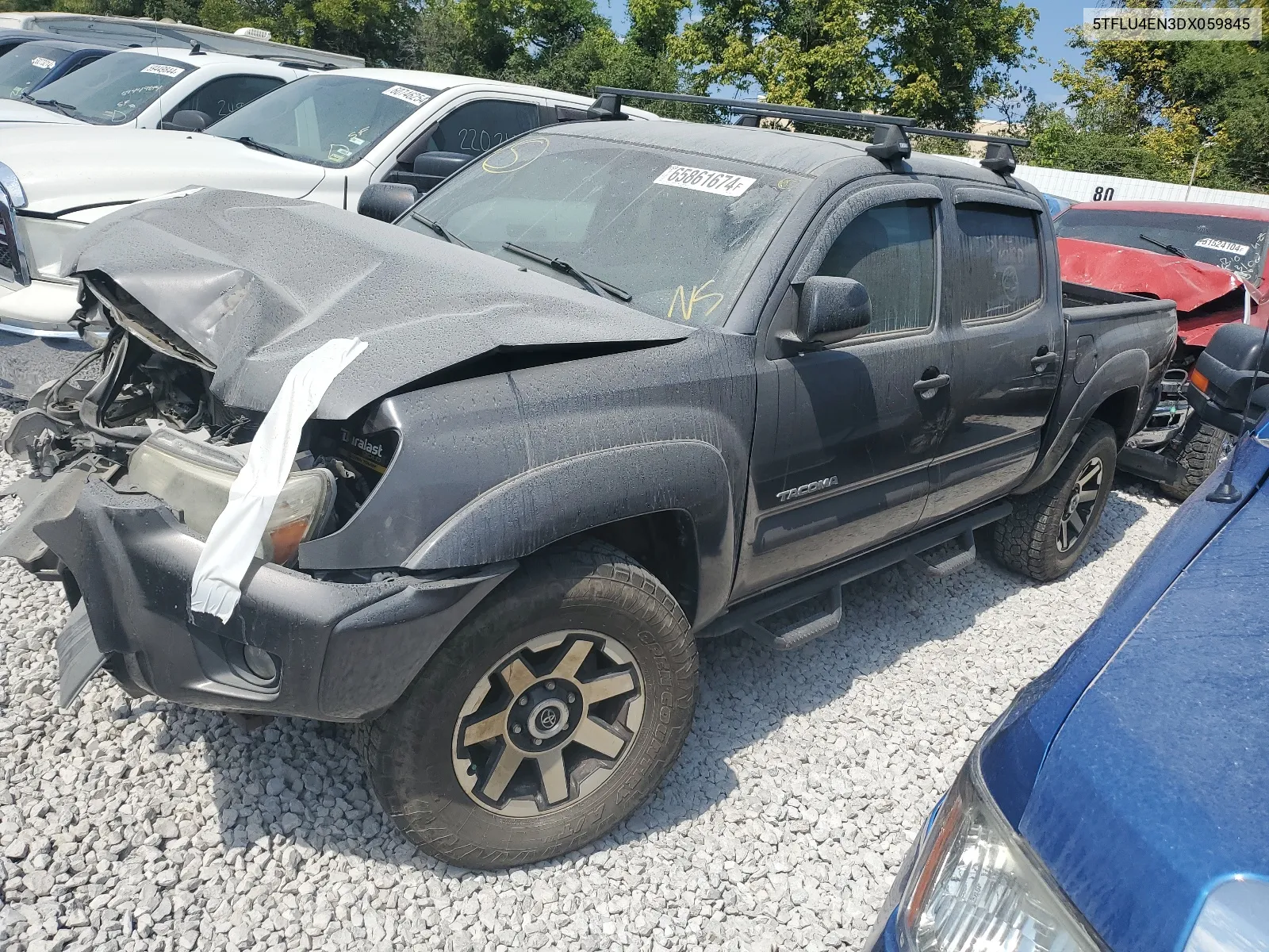 2013 Toyota Tacoma Double Cab VIN: 5TFLU4EN3DX059845 Lot: 65861674