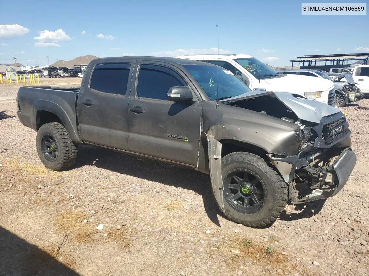 2013 Toyota Tacoma Double Cab VIN: 3TMLU4EN4DM106869 Lot: 67328204