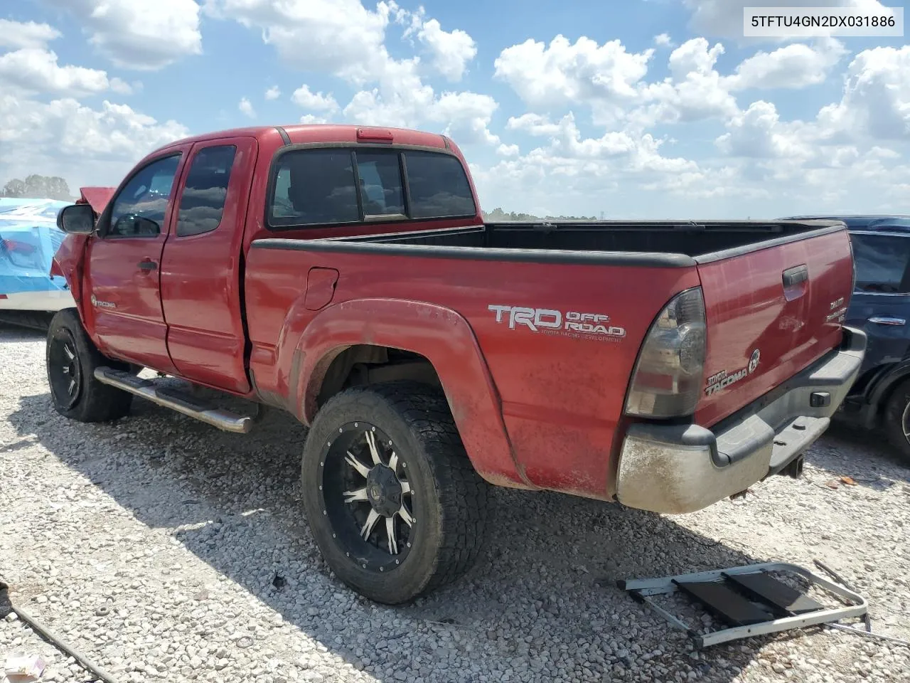 2013 Toyota Tacoma Prerunner Access Cab VIN: 5TFTU4GN2DX031886 Lot: 67785734