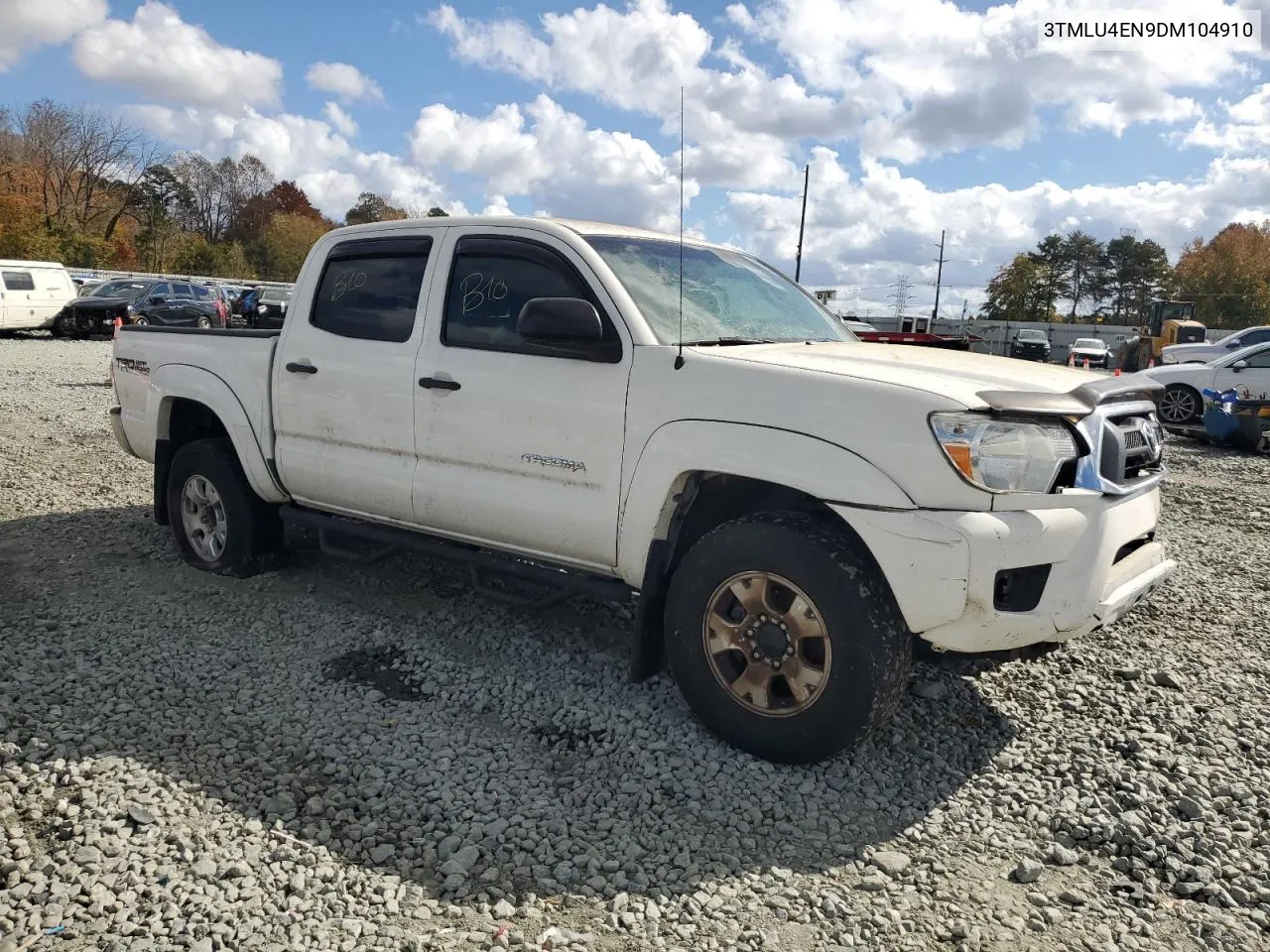 2013 Toyota Tacoma Double Cab VIN: 3TMLU4EN9DM104910 Lot: 68519914