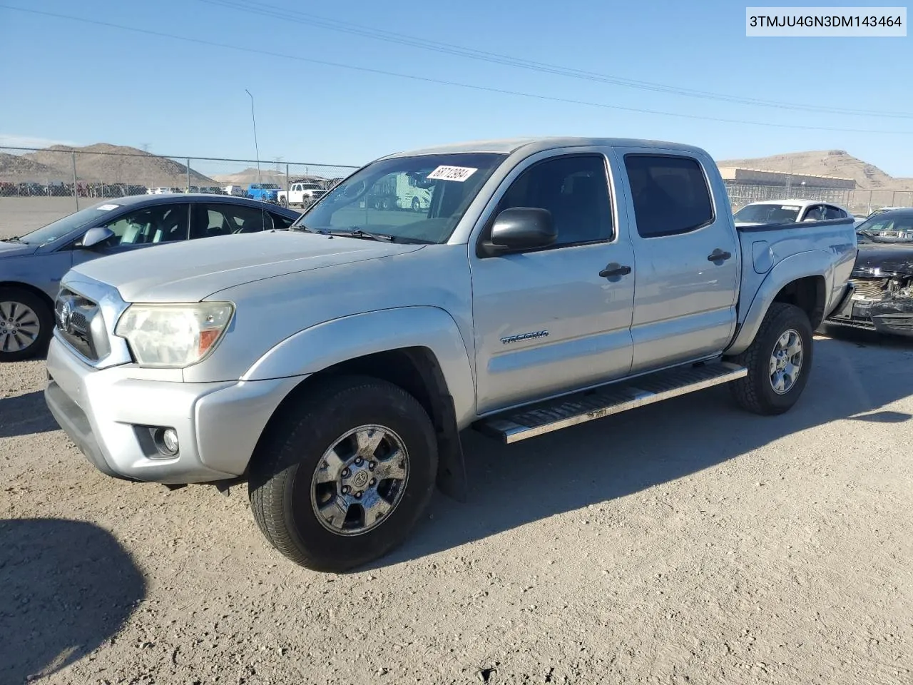 2013 Toyota Tacoma Double Cab Prerunner VIN: 3TMJU4GN3DM143464 Lot: 68712984