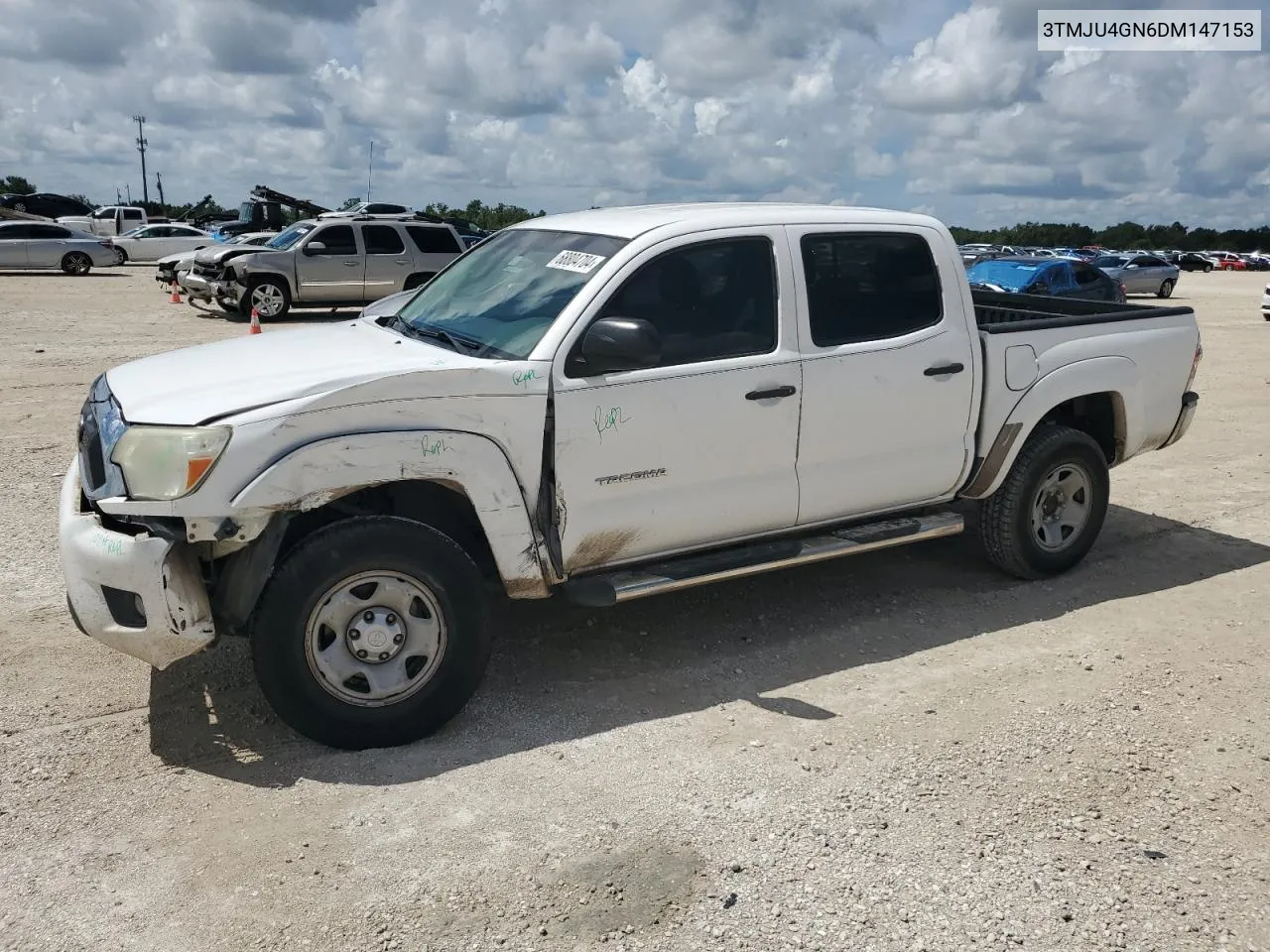 2013 Toyota Tacoma Double Cab Prerunner VIN: 3TMJU4GN6DM147153 Lot: 68804704