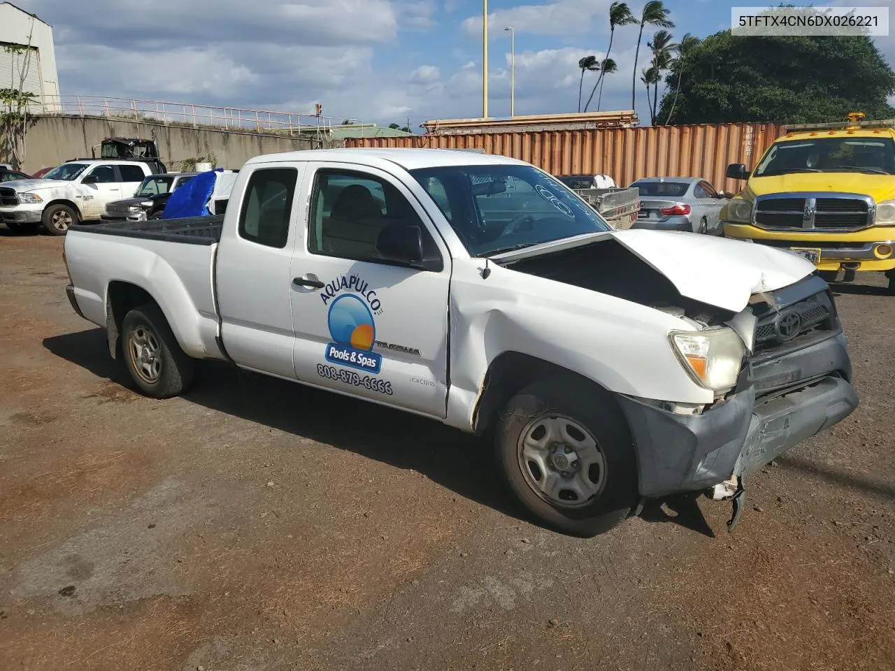 2013 Toyota Tacoma Access Cab VIN: 5TFTX4CN6DX026221 Lot: 69074944