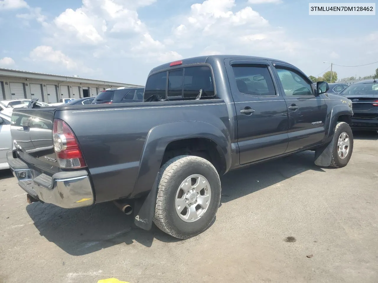 2013 Toyota Tacoma Double Cab VIN: 3TMLU4EN7DM128462 Lot: 69085454