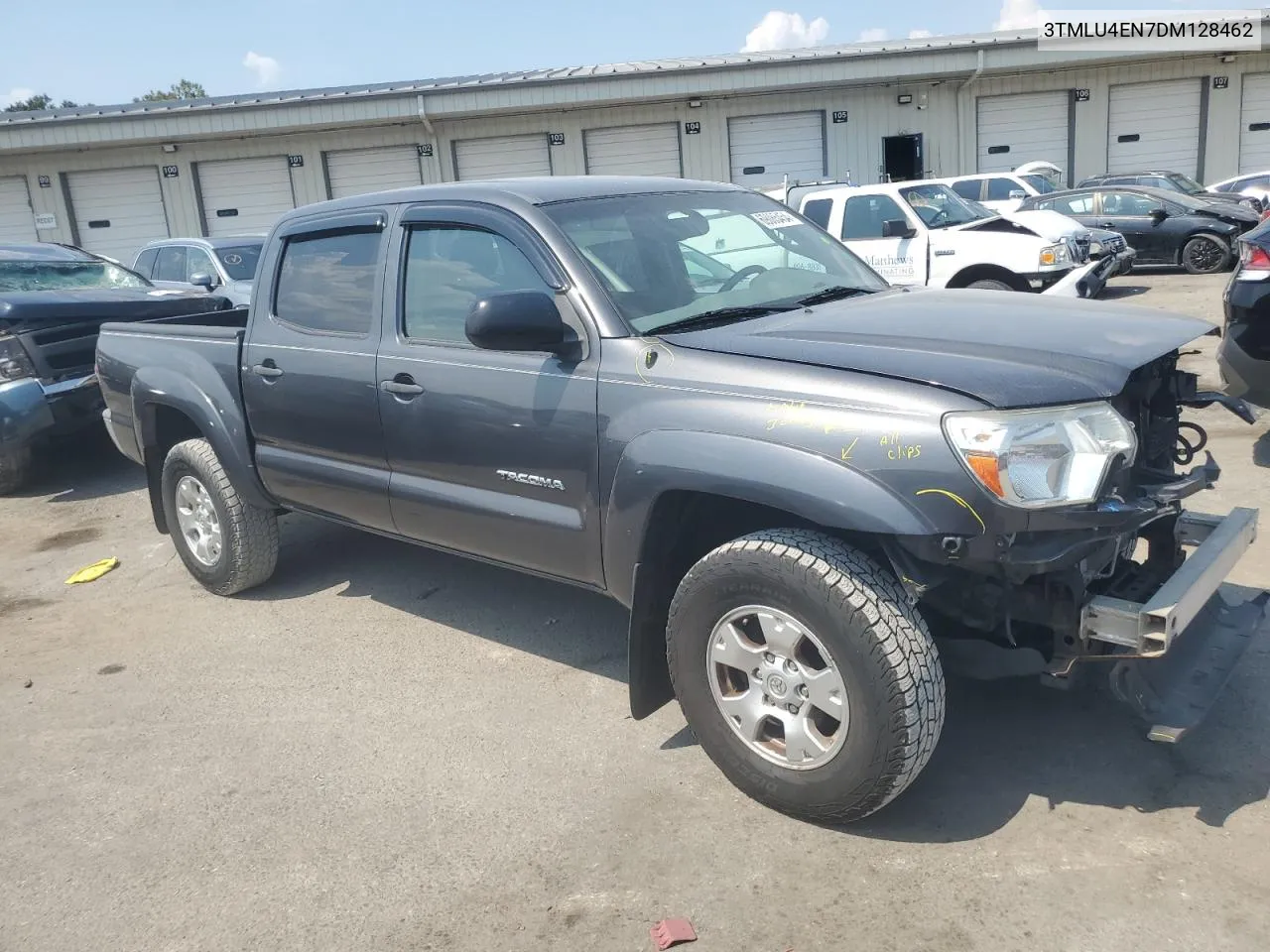 2013 Toyota Tacoma Double Cab VIN: 3TMLU4EN7DM128462 Lot: 69085454