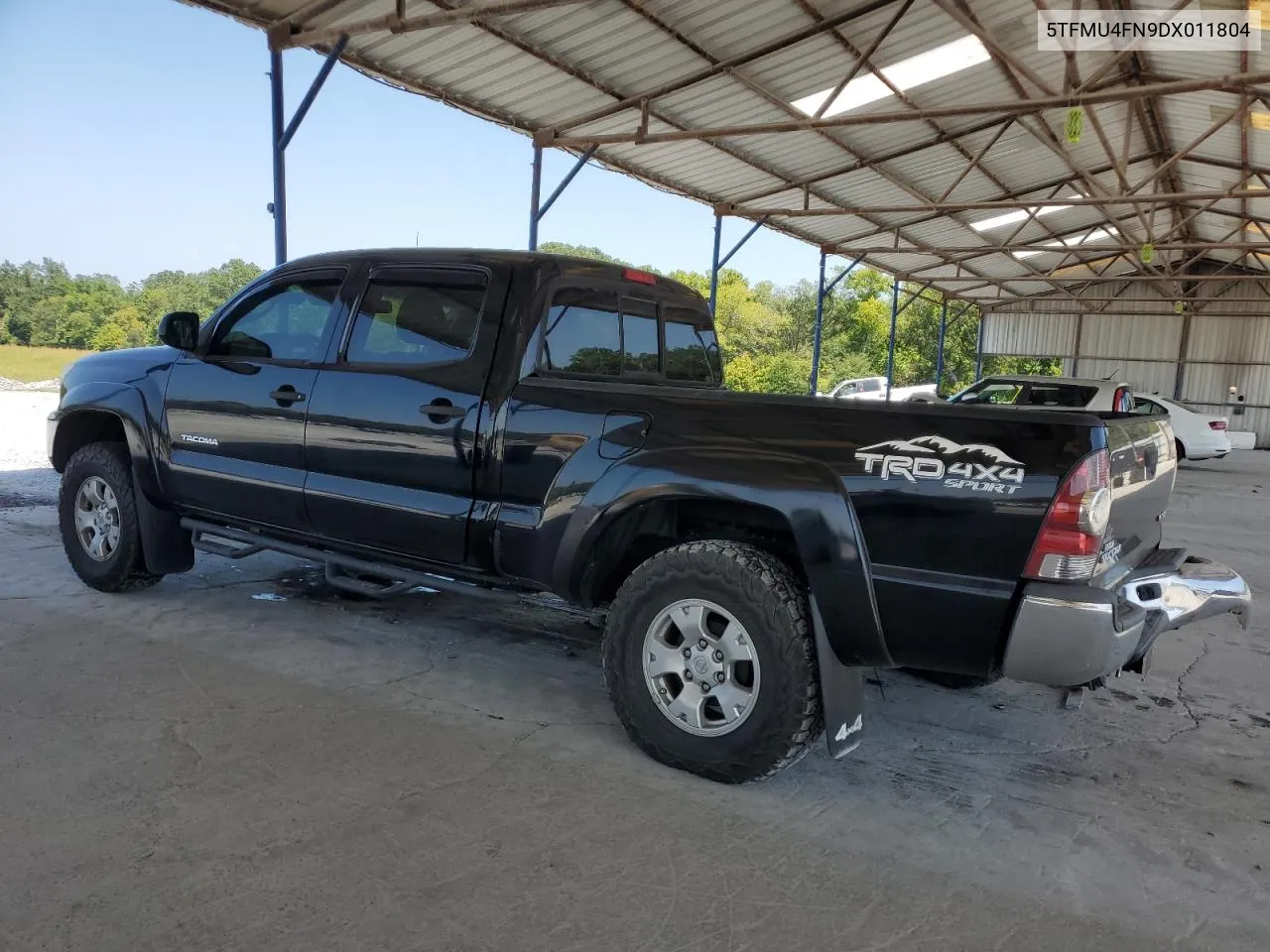 2013 Toyota Tacoma Double Cab Long Bed VIN: 5TFMU4FN9DX011804 Lot: 69098344