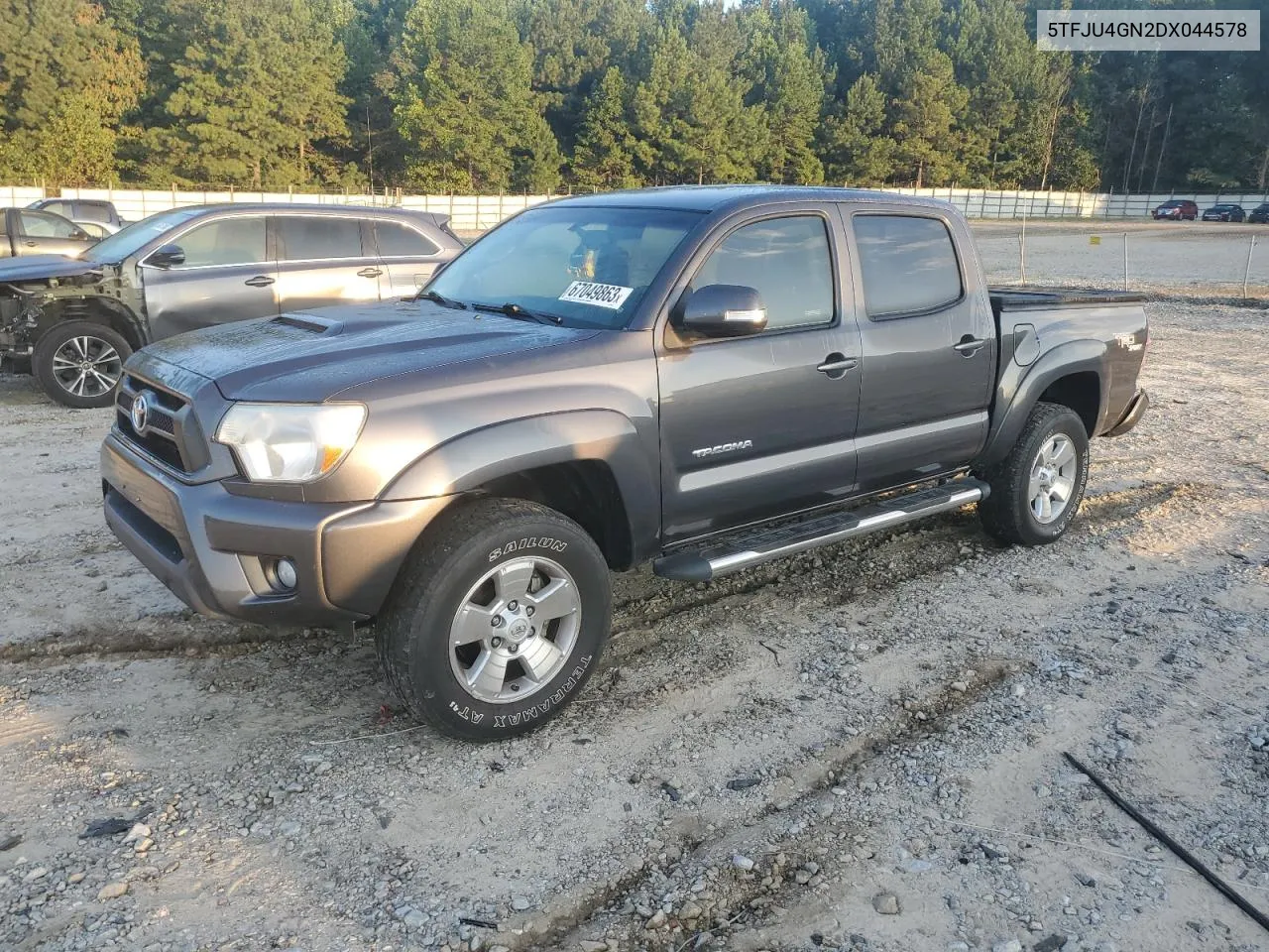 2013 Toyota Tacoma Double Cab Prerunner VIN: 5TFJU4GN2DX044578 Lot: 69699244