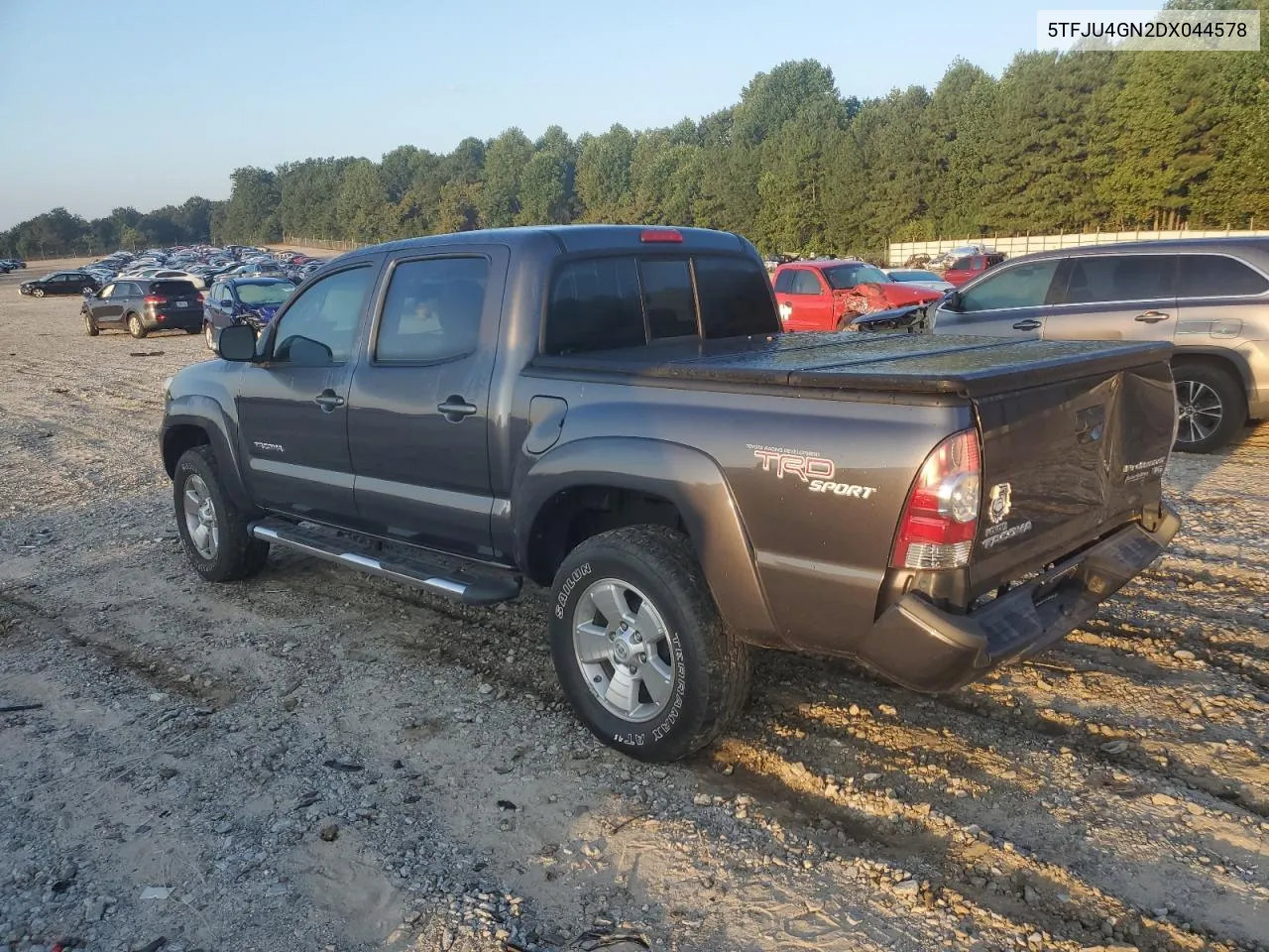 2013 Toyota Tacoma Double Cab Prerunner VIN: 5TFJU4GN2DX044578 Lot: 69699244