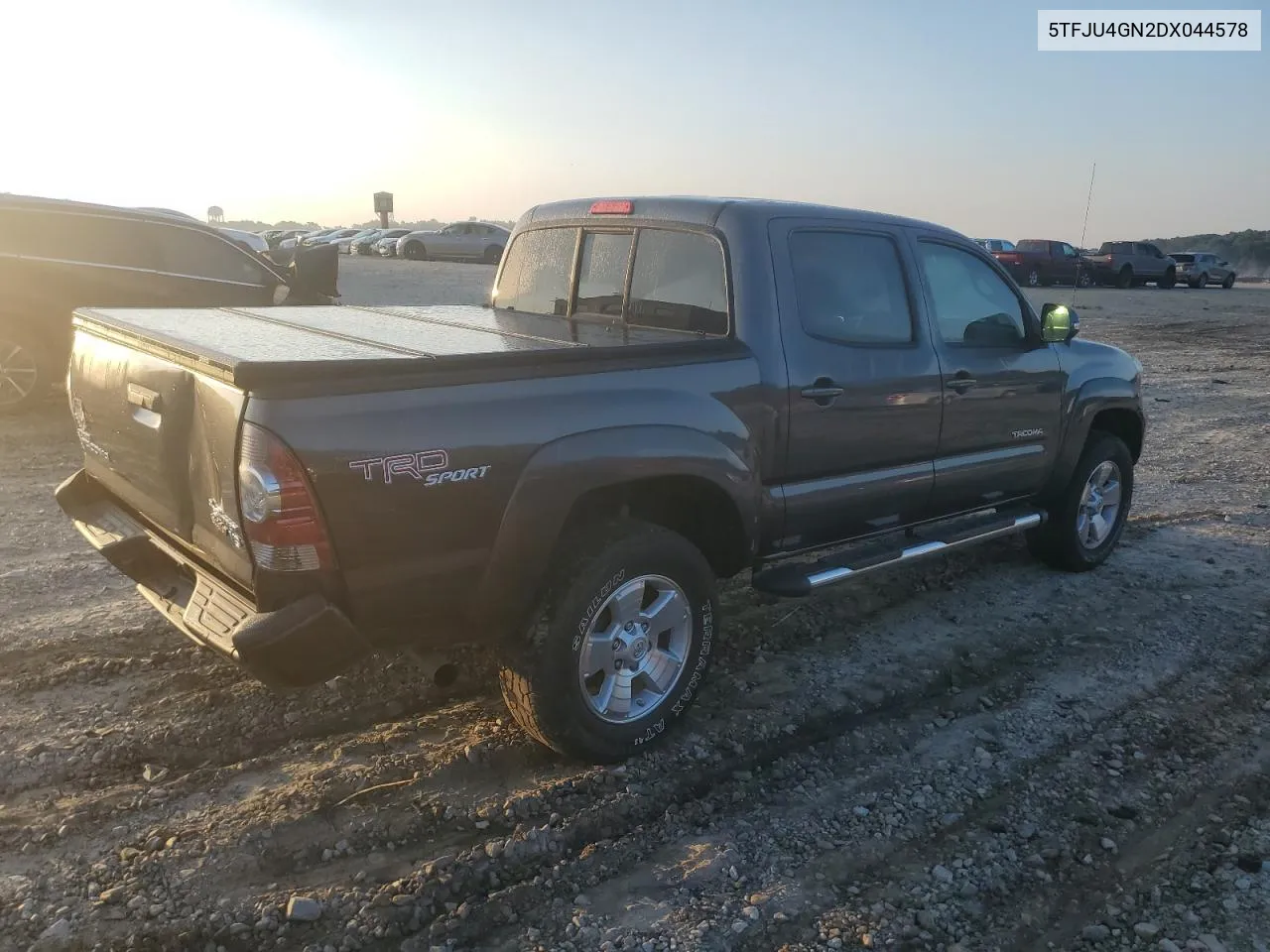 2013 Toyota Tacoma Double Cab Prerunner VIN: 5TFJU4GN2DX044578 Lot: 69699244