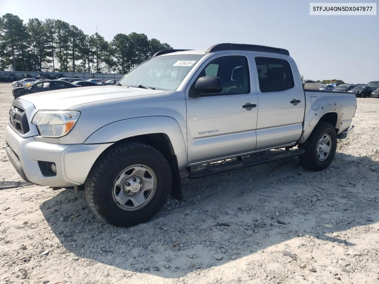 2013 Toyota Tacoma Double Cab Prerunner VIN: 5TFJU4GN5DX047877 Lot: 70296304