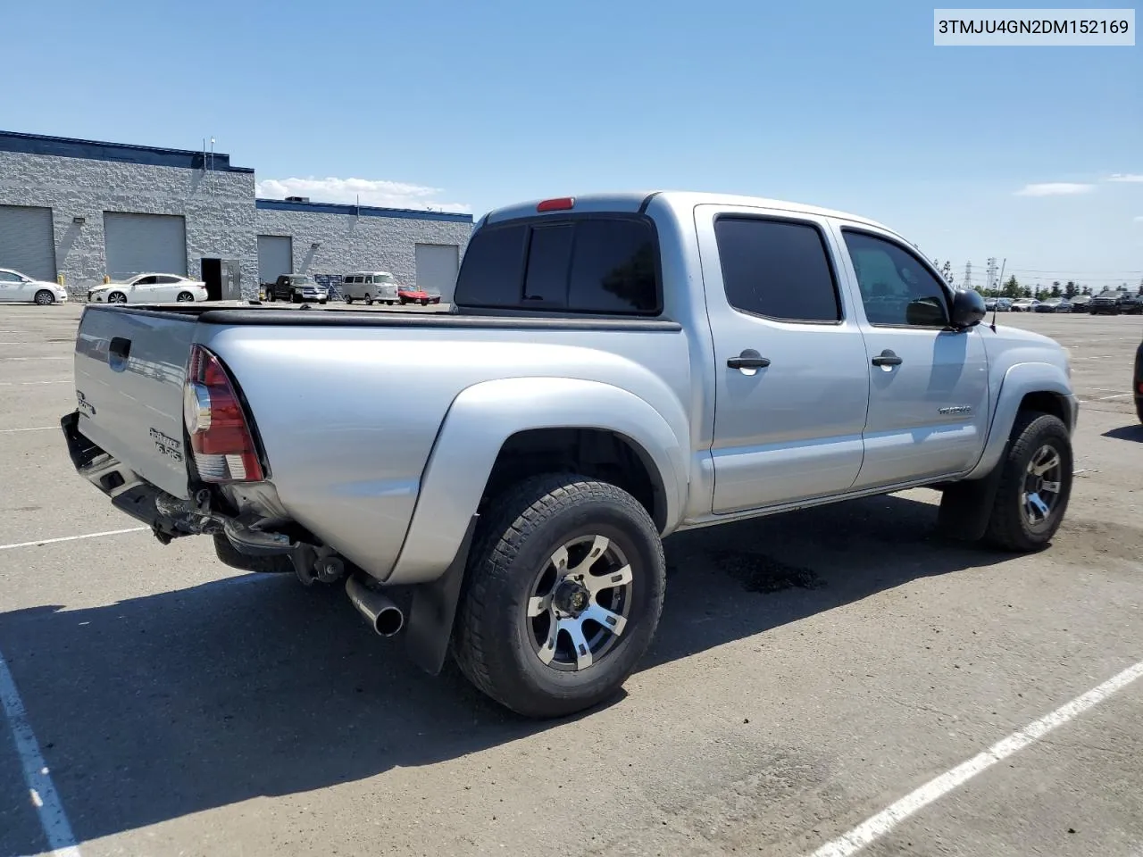 2013 Toyota Tacoma Double Cab Prerunner VIN: 3TMJU4GN2DM152169 Lot: 70405114