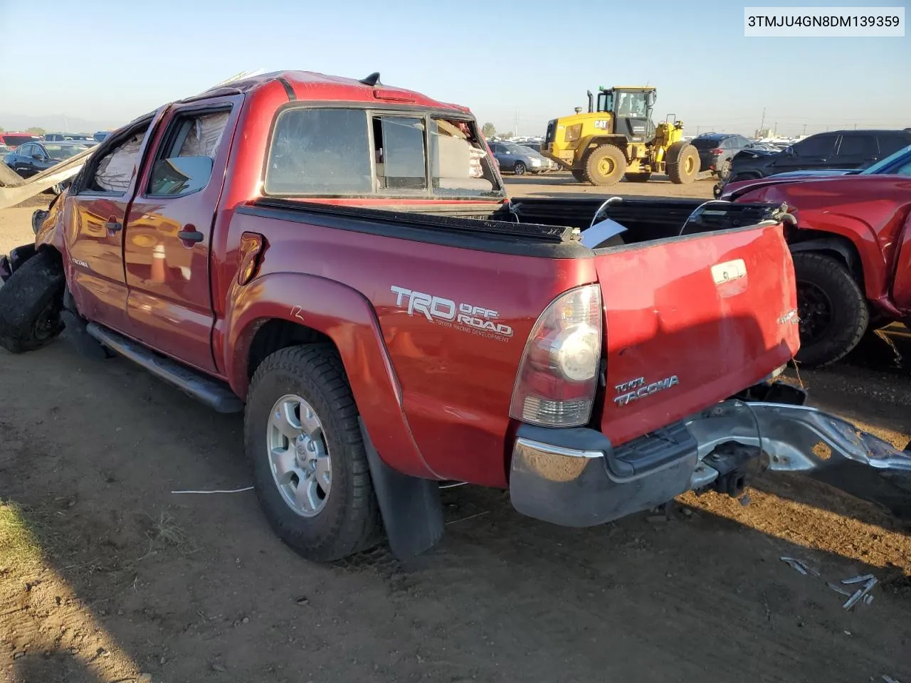 2013 Toyota Tacoma Double Cab Prerunner VIN: 3TMJU4GN8DM139359 Lot: 70487454