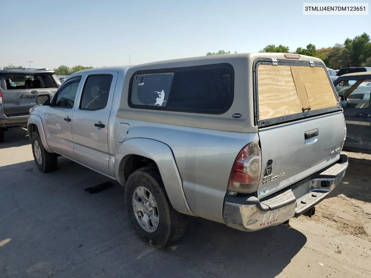 2013 Toyota Tacoma Double Cab VIN: 3TMLU4EN7DM123651 Lot: 70609974