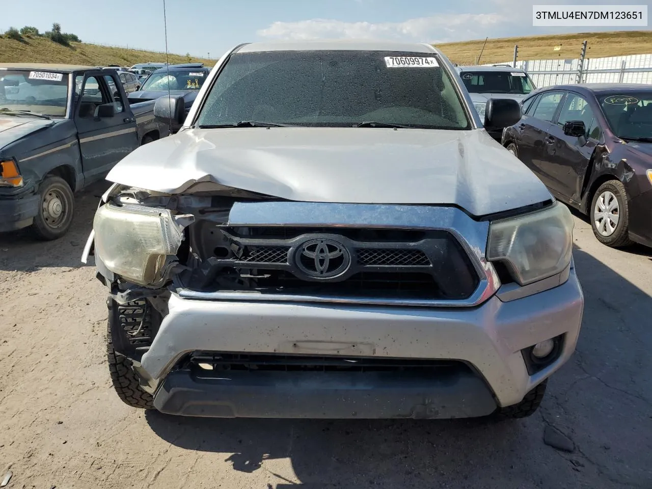 2013 Toyota Tacoma Double Cab VIN: 3TMLU4EN7DM123651 Lot: 70609974